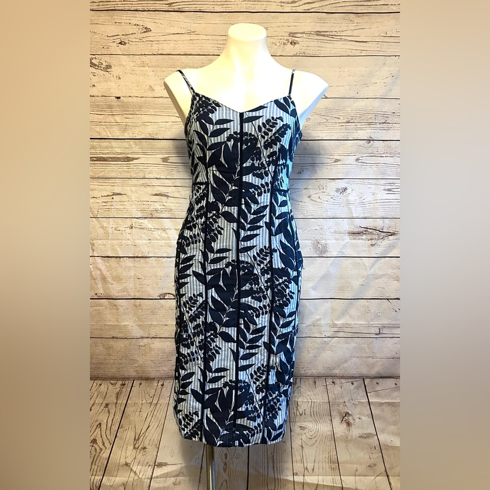Banana Republic Blue Floral Dress Size 0